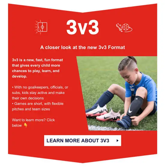 Format 3v3 Sepak Bola Inggris